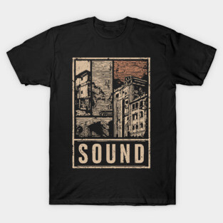 SOUND – Urban Silence & Resonance Poster T-Shirt