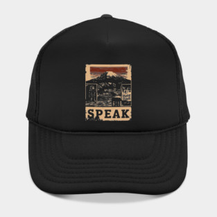 SPEAK – Typography and Identity Concept Poster Hat