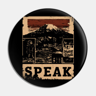 SPEAK – Typography and Identity Concept Poster Pin