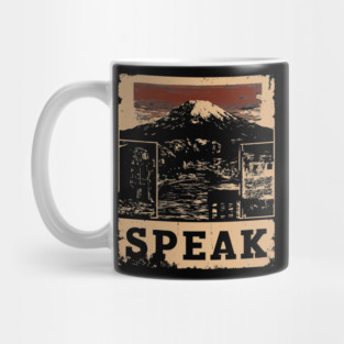 SPEAK – Typography and Identity Concept Poster Mug