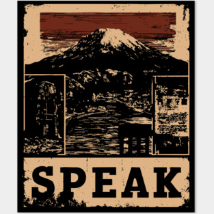 SPEAK – Typography and Identity Concept Poster Posters and Art