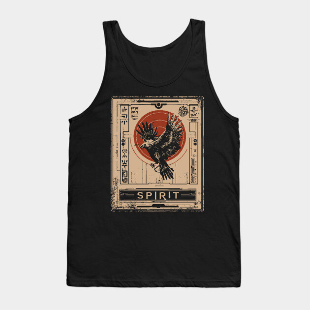 SPIRIT – Abstract Soul and Space Poster Tank Top by TuncGK