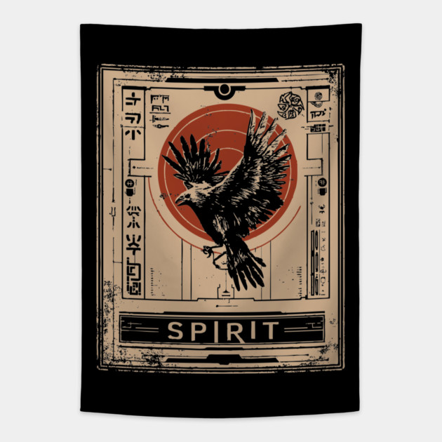 SPIRIT – Abstract Soul and Space Poster Tapestry by TuncGK