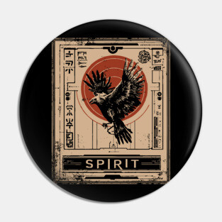 SPIRIT – Abstract Soul and Space Poster Pin