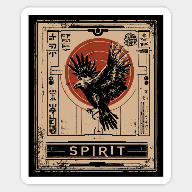SPIRIT – Abstract Soul and Space Poster Magnet by TuncGK