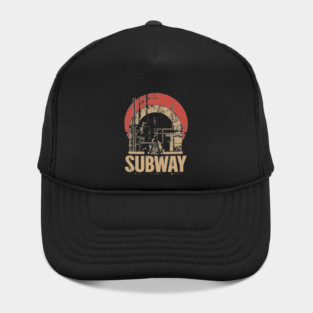 SUBWAY – Urban Transit Solitude Poster Hat