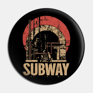 SUBWAY – Urban Transit Solitude Poster Pin