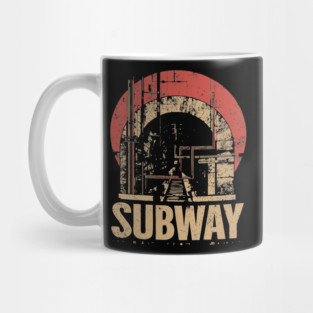 SUBWAY – Urban Transit Solitude Poster Mug