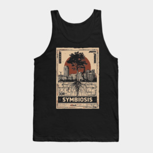 SYMBIOSIS – Futuristic Duality & Connection Poster Tank Top