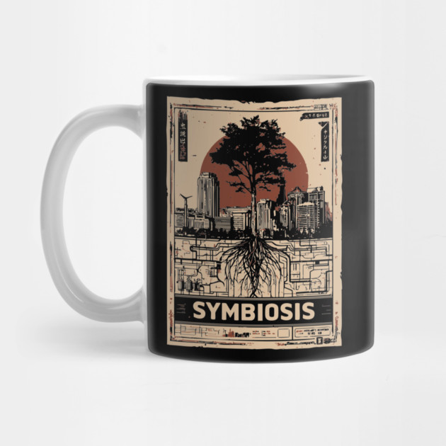 SYMBIOSIS – Futuristic Duality & Connection Poster by TuncGK