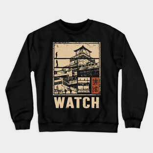 WATCH – Time, Presence & Observation Poster Crewneck Sweatshirt