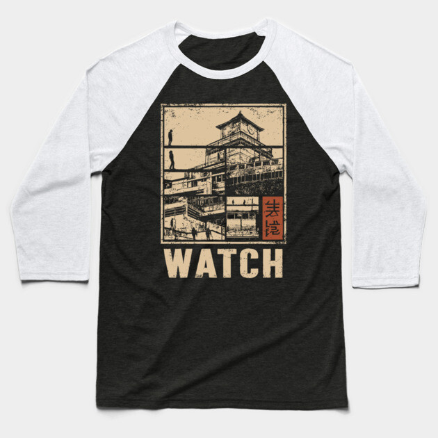 WATCH – Time, Presence & Observation Poster Baseball T-Shirt by TuncGK