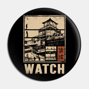 WATCH – Time, Presence & Observation Poster Pin