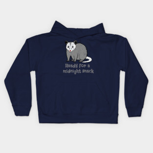 Midnight Snack Possum – Chaos Critter Kids Hoodie