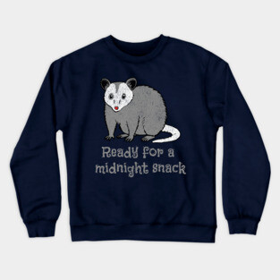 Midnight Snack Possum – Chaos Critter Crewneck Sweatshirt