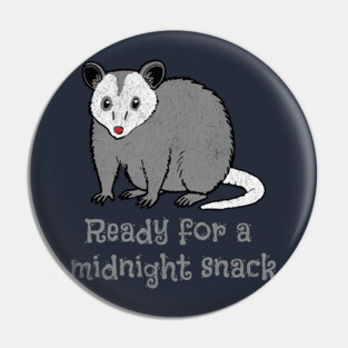 Midnight Snack Possum – Chaos Critter Pin