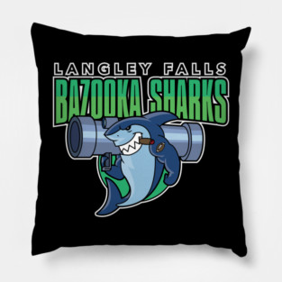 Bazooka Sharks Pillow