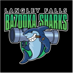 Bazooka Sharks Posters and Art