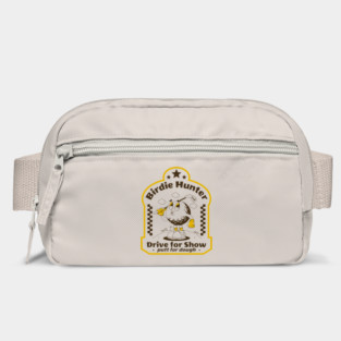 Birdie Hunter. Retro golf character Bag