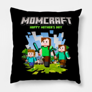 MomCraft Happy Mother's Day Minecraft Pillow