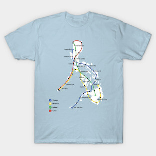 Philippines Transit Map T-Shirt