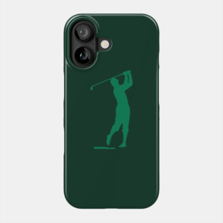 Swing King Classic Golfer Silhouette Phone Case