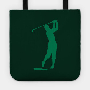 Swing King Classic Golfer Silhouette Tote