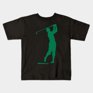 Swing King Classic Golfer Silhouette Kids T-Shirt