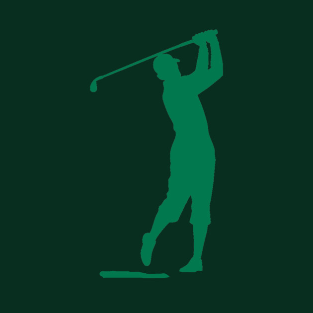 Swing King Classic Golfer Silhouette by DonWillisJrArt