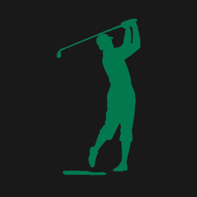 Swing King Classic Golfer Silhouette by DonWillisJrArt