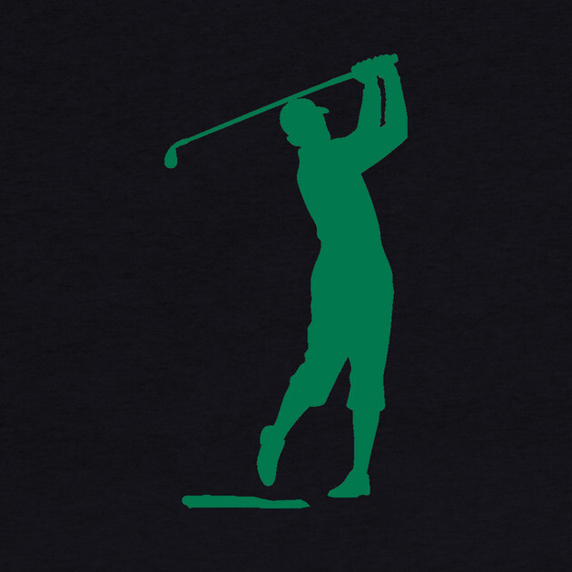 Swing King Classic Golfer Silhouette by DonWillisJrArt