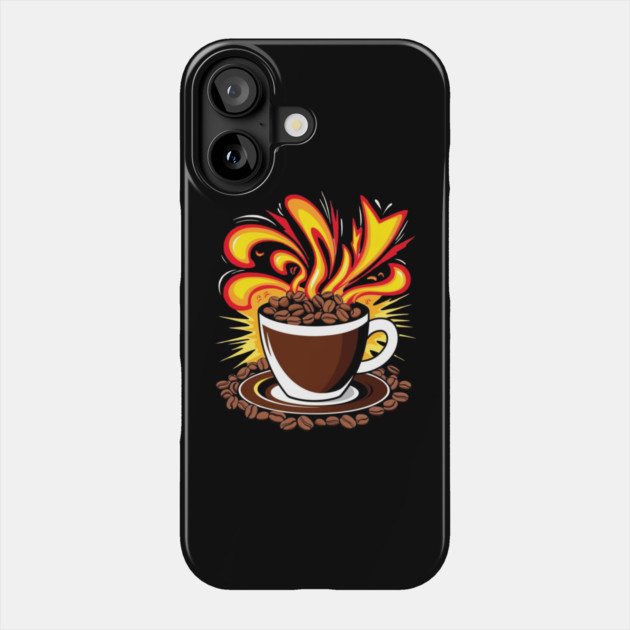 Energy Coffee Break Boost Phone Case by SR8891