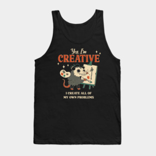 Creative Possum Tank Top