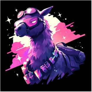 llama fortnite Posters and Art