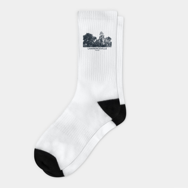 Lawrenceville - Georgia Socks by Lakeric