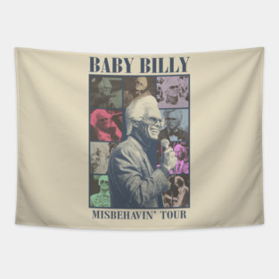Vintage Baby Billy 80s Tapestry