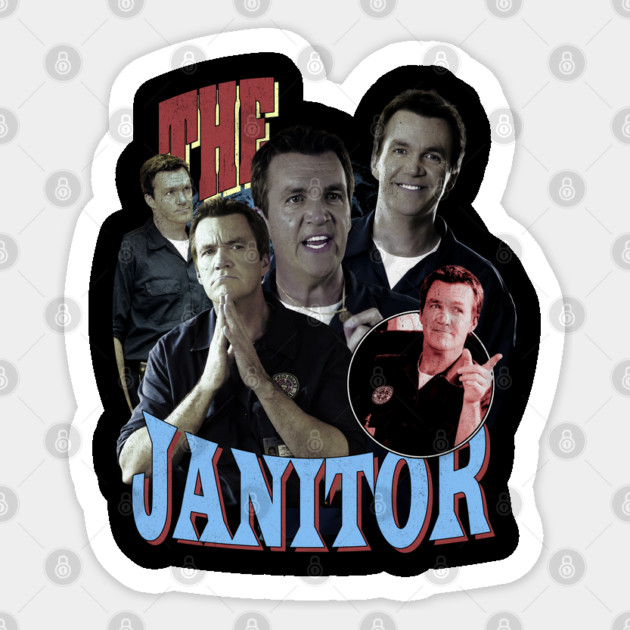 The Janitor Throwback Bootlegger Sticker by Tv Moments