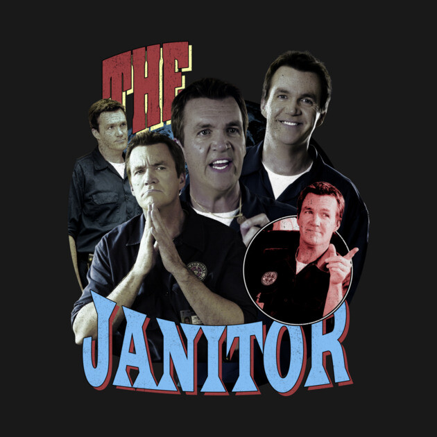 The Janitor Throwback Bootlegger by Tv Moments