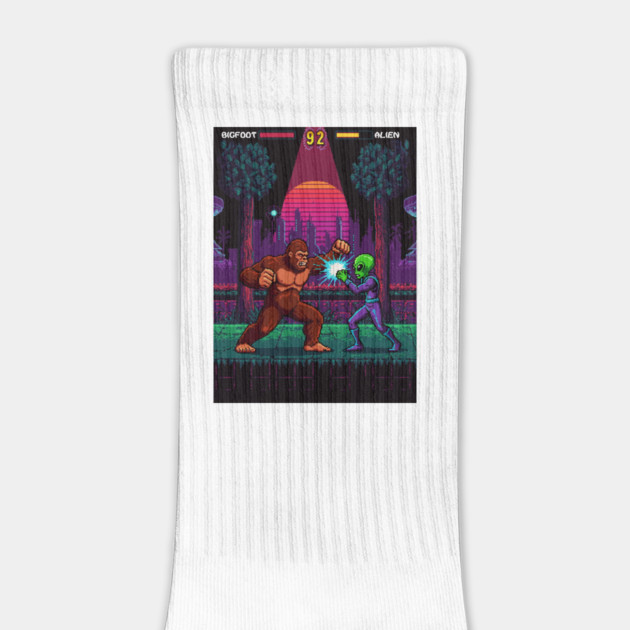 Bigfoot and Alien, Arcade video game by Megadorim