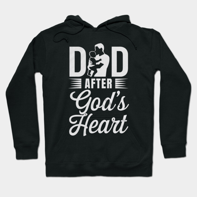 Dad After God's Heart: Faithful, Blessed, and Led by Grace Hoodie by Rox