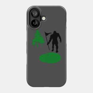 Sasquatch on the Green – Bigfoot’s Secret Swing Phone Case