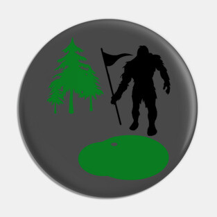 Sasquatch on the Green – Bigfoot’s Secret Swing Pin