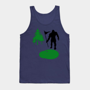 Sasquatch on the Green – Bigfoot’s Secret Swing Tank Top
