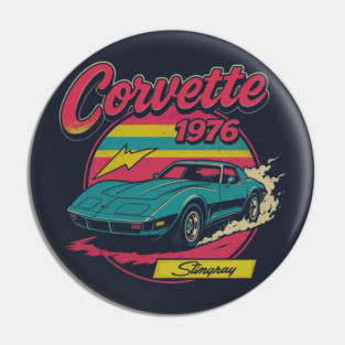 1976 Corvette Retro Pin