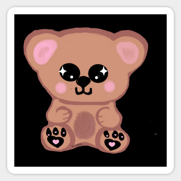 Bear Magnet by Kristonya Art
