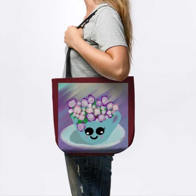 Tea cup flower by Kristonya Art