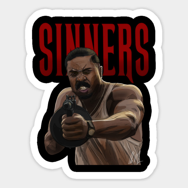 Sinners: Rat Tat Tat Magnet by 51Deesigns