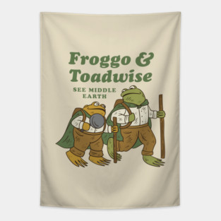 Froggo & Toadwise Tapestry