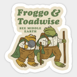 Froggo & Toadwise Sticker
