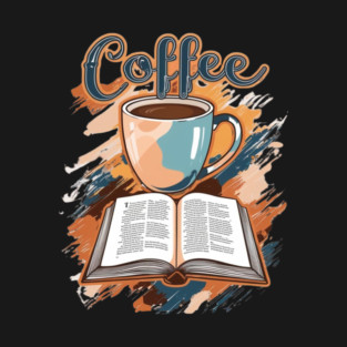 Aesthetic Coffee and Literary Escape T-Shirt